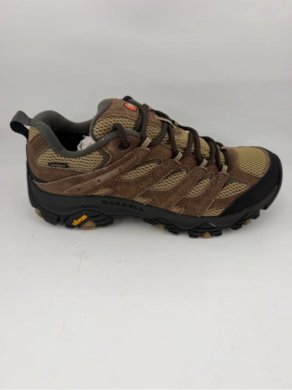 Merrell Men’s Moab 3 Vent Low -SZ 7- Waterproof Coyote Brown Hiking Boots